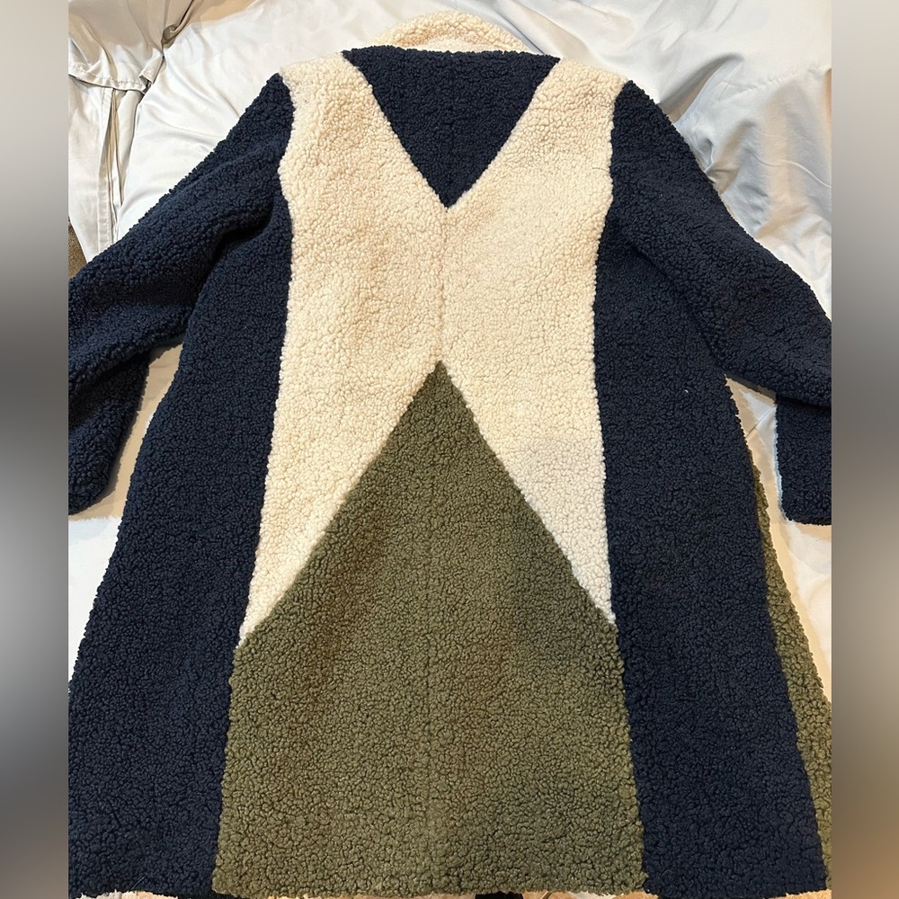 J. Crew Colorblock Sherpa Coat - Picture 16 of 16